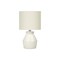 Monarch Specialties Lighting, 17 in.H, Table Lamp, Cream Ceramic, Ivory / Cream Shade, Modern I 9740 - alternate 5